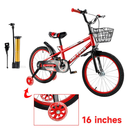 16 inch Kid's Bike Child Bicycle w/ Auxiliary Wheels