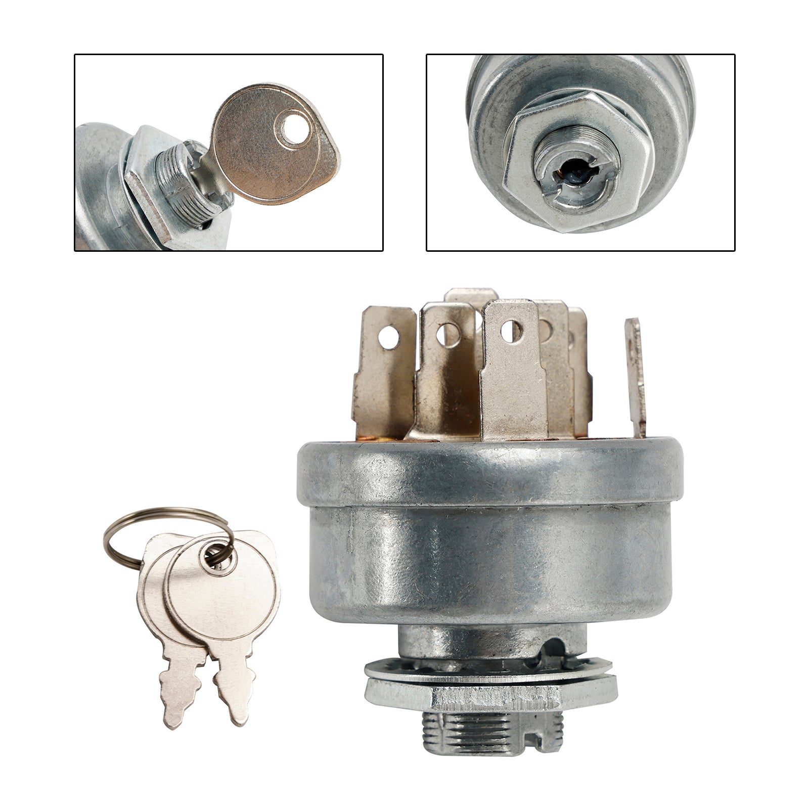 33-383 Ignition Switch With Keys Compatible With Murray 092556 140301 7 Post