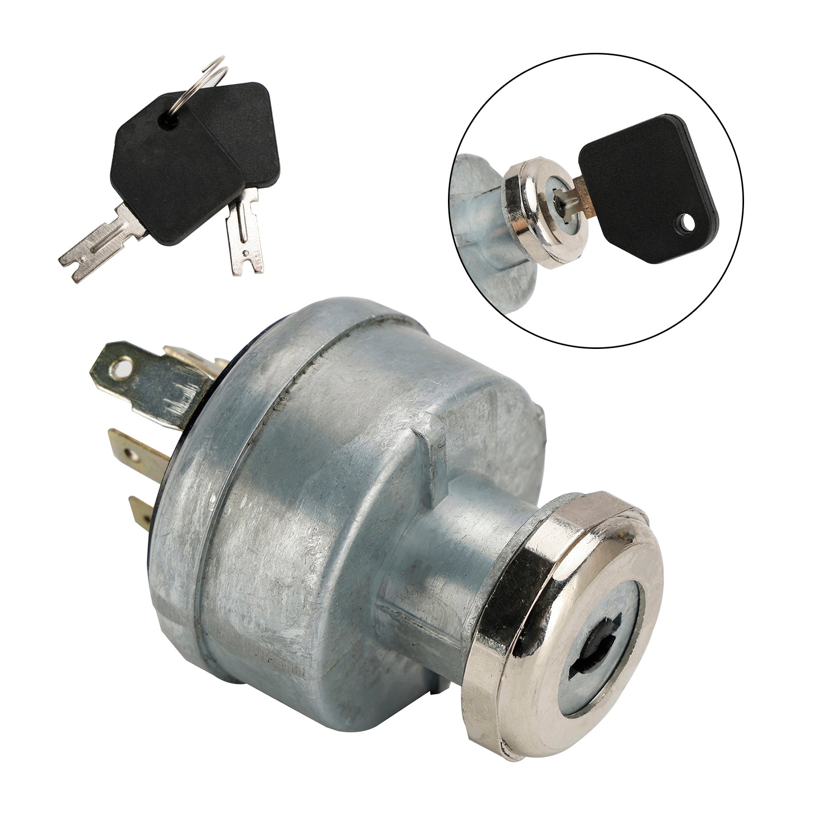 Ignition Starter Switch 3 Positions Anti Restart For Pollak 31-297 4292483