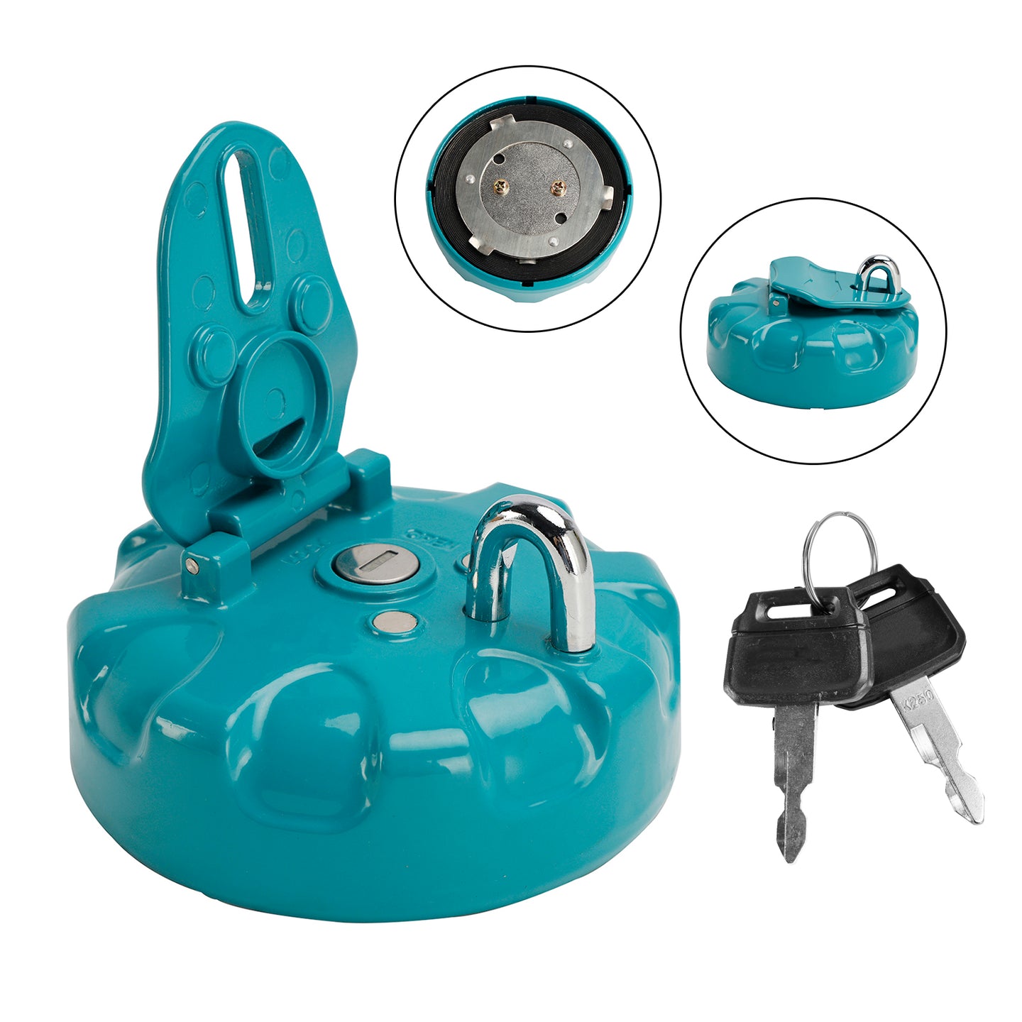 Fuel Cap With 2 Keys 2444R1047 For Kobelco SK200-8 SK210-8 SK260-8 SK330-8