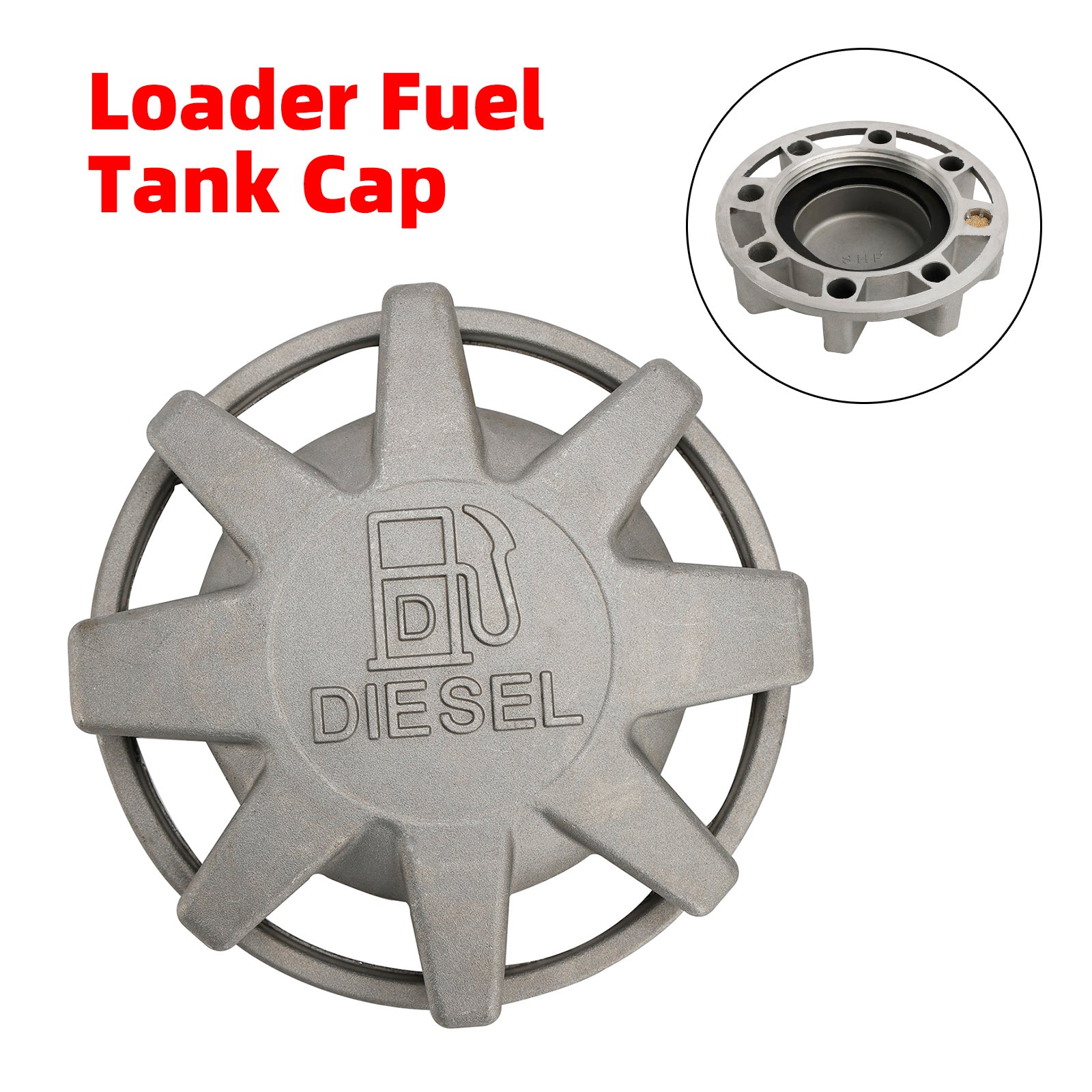 T156445 Fuel Cap For John Deere Dozer Loader Backhoe Skidder 450 450B 450C 450D