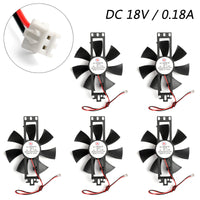 5PCS DC 18V 0.18A Cooling Fan 12025S 120×25mm For Induction Cooker Brushless