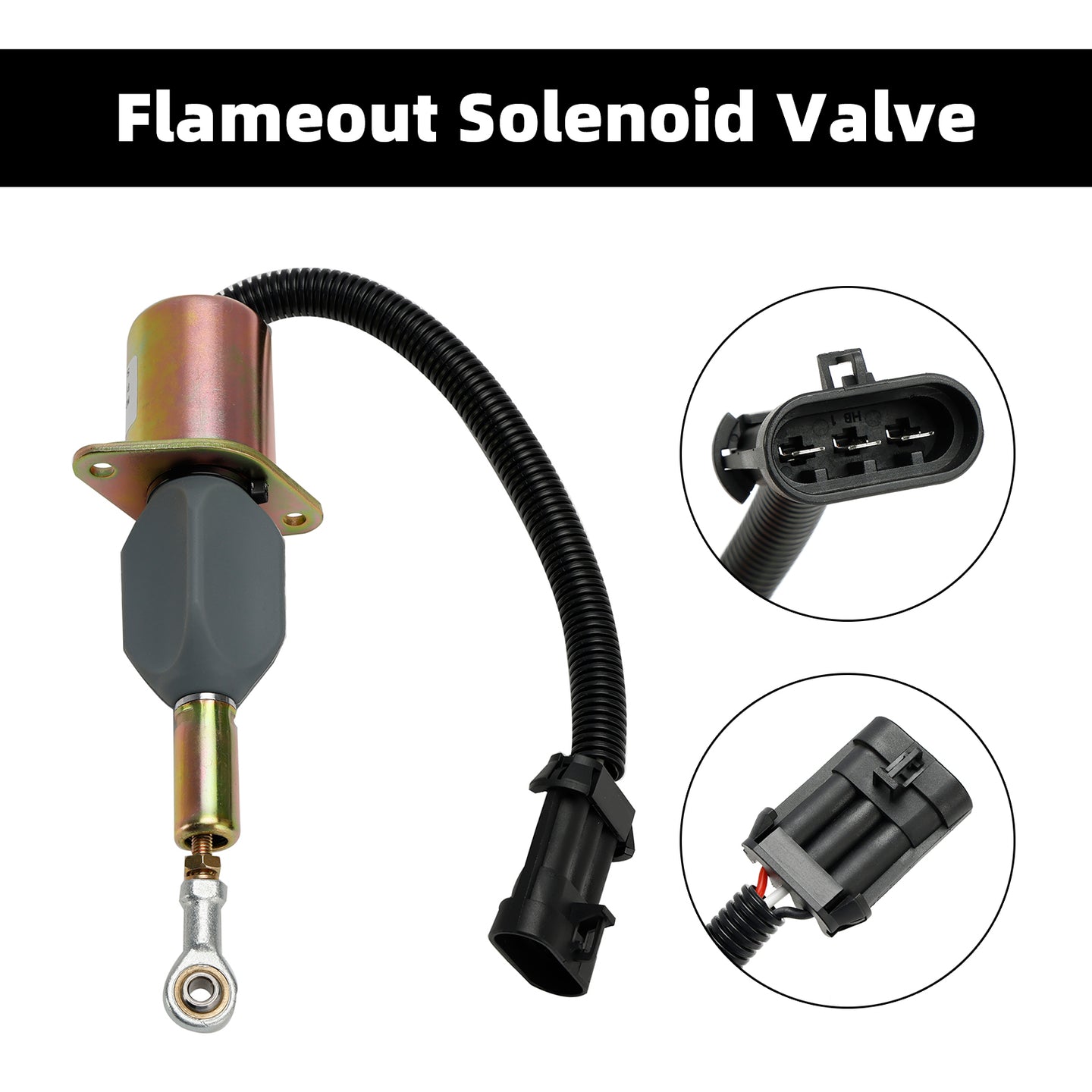 82850507 Shut Off Solenoid For New Holland Tractor 8970 8670A TR87 8770A 1089