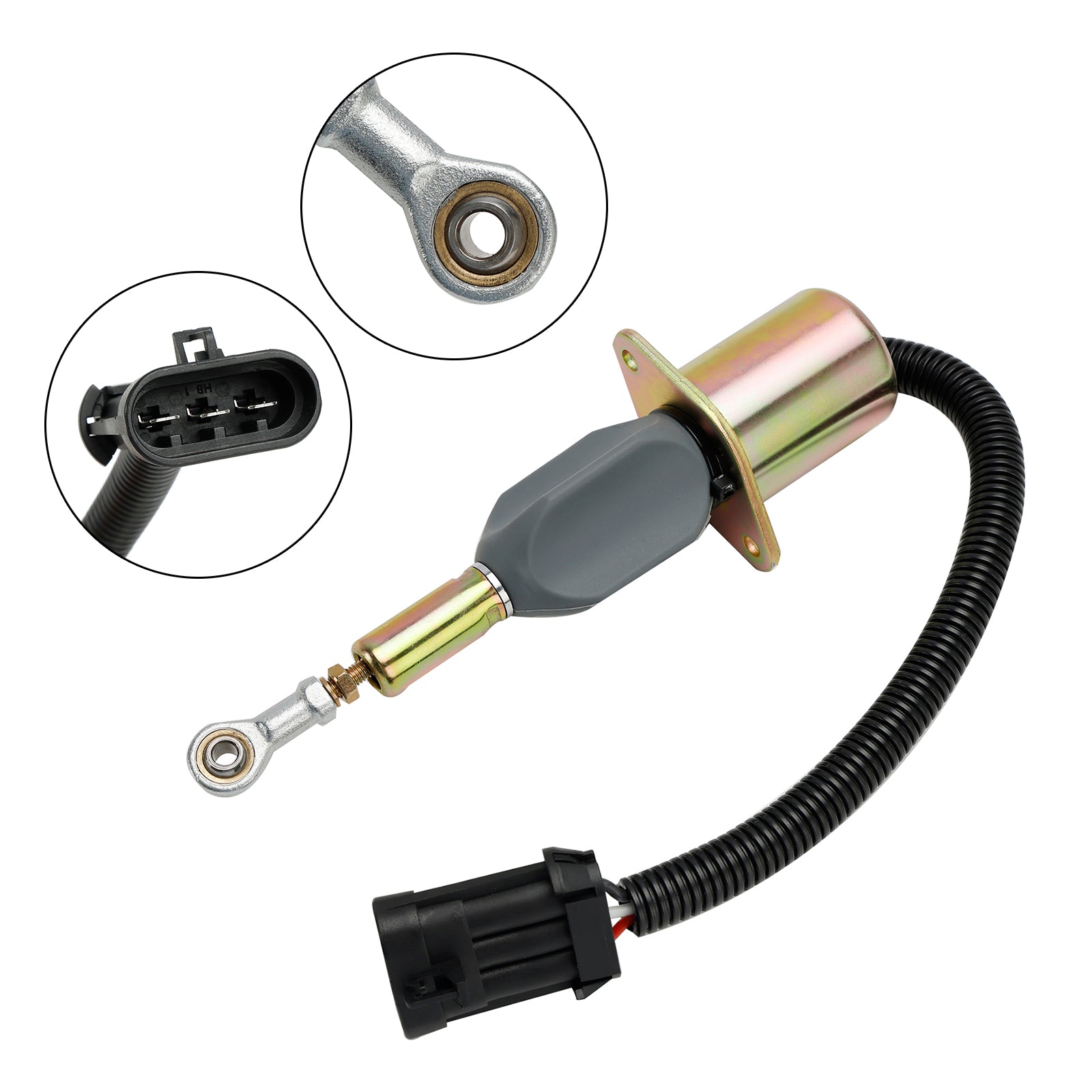 82850507 Shut Off Solenoid For New Holland Tractor 8970 8670A TR87 8770A 1089