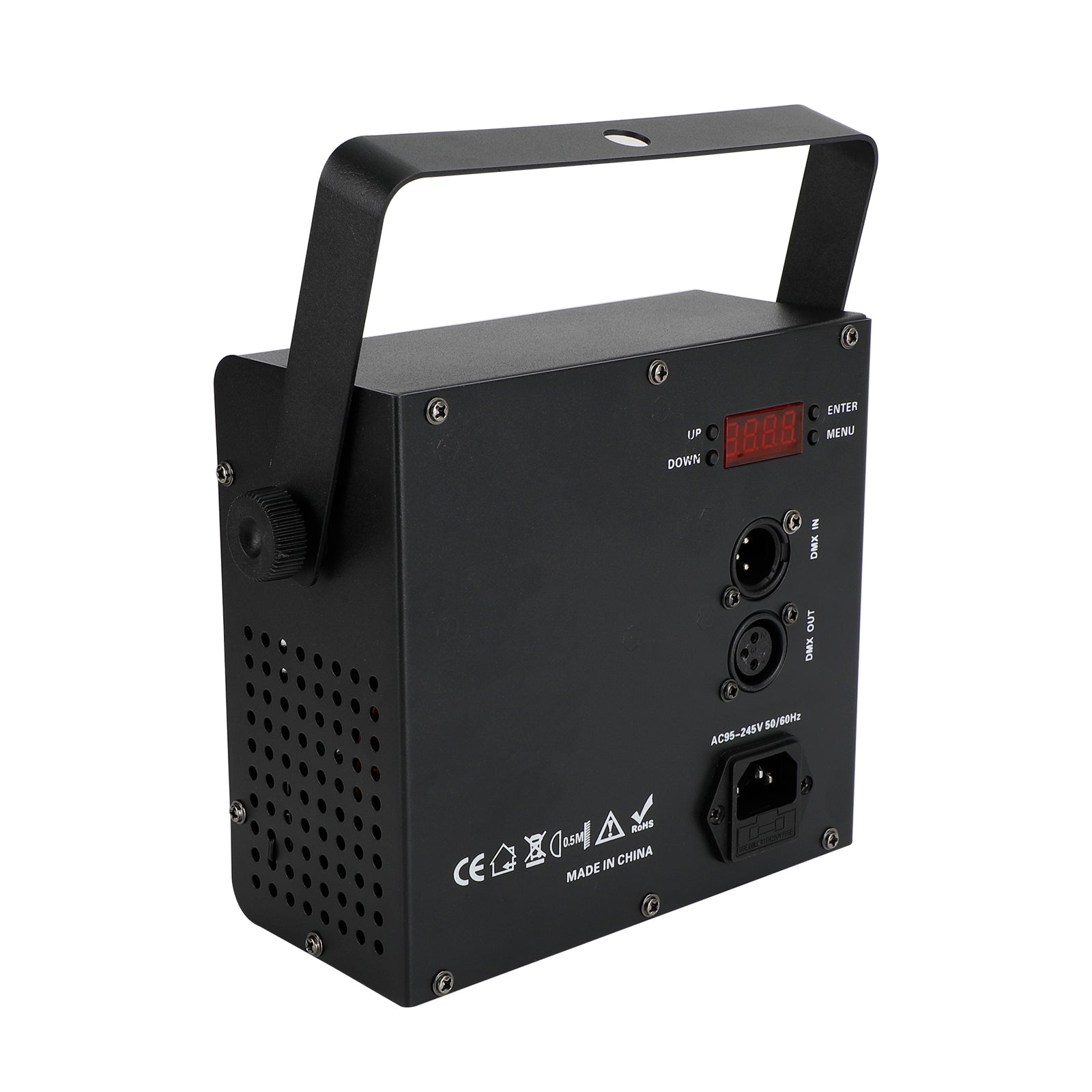 4-in-1 DJ Party Light with Strobe, UV Blacklight, Magic Ball & Laser, DMX & Sound Activated with Remote
