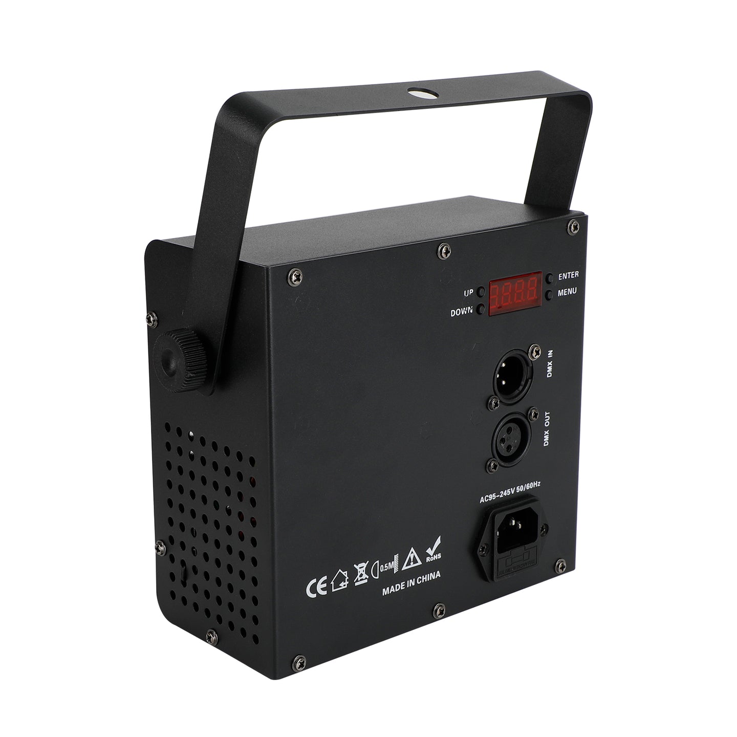 4-in-1 DJ Party Light with Strobe, UV Blacklight, Magic Ball & Laser, DMX & Sound Activated with Remote