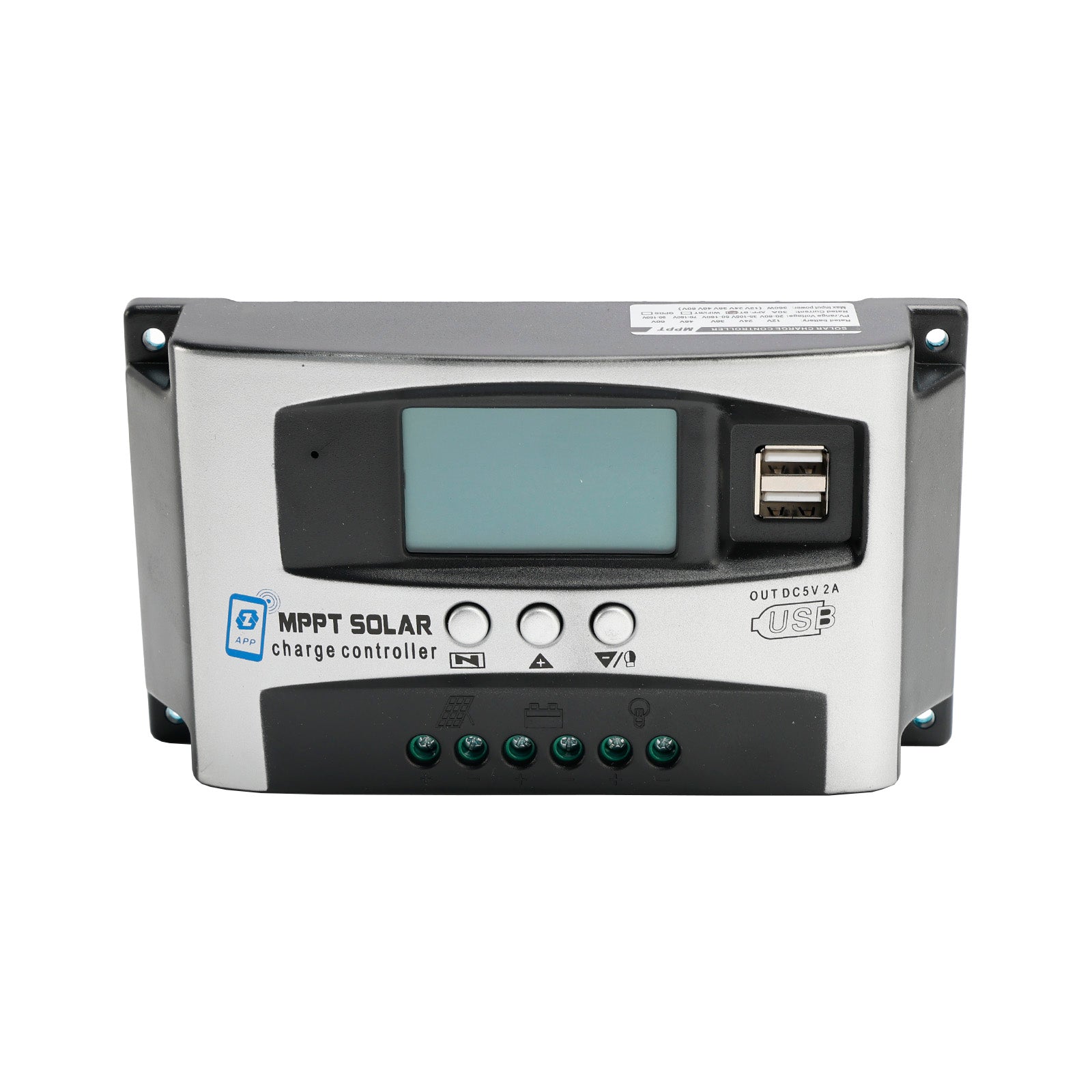 40A MPPT High Energy Solar DSP Controller Repair Battery APP to Remotely Manage