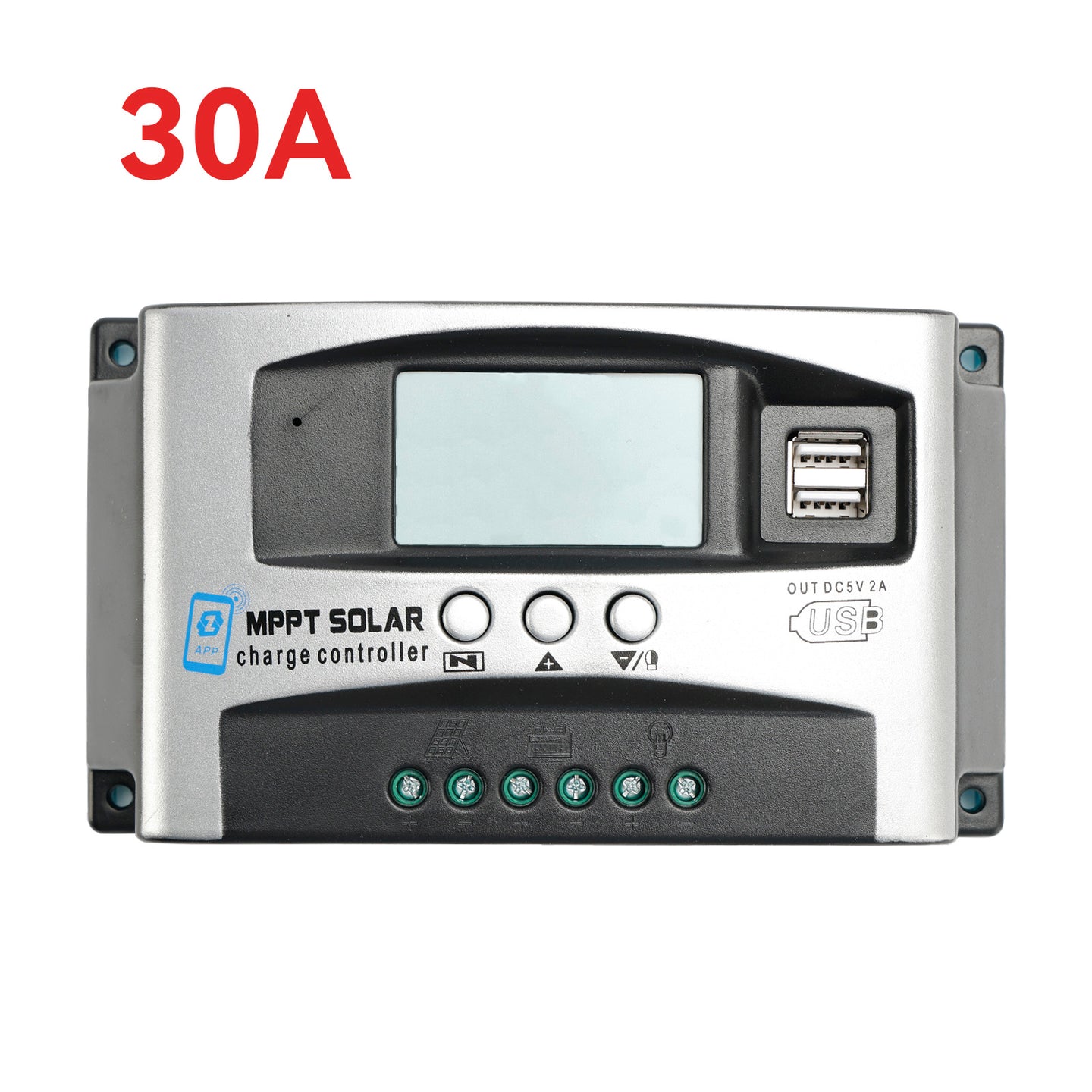 30A MPPT High Energy Solar DSP Controller Repair Battery APP to Remotely Manage