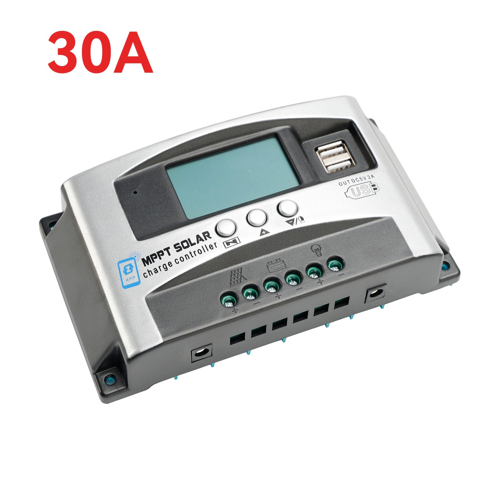30A MPPT High Energy Solar DSP Controller Repair Battery APP to Remotely Manage