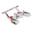 RC Plane For Water Land & Air Aircraft 3Ch Remote With 2 Batteries 2.4Ghz Red