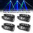 4Pcs 80W 8LED RGBW Spider Moving Head Stage Lighting Beam DMX Party DJ Lighting (Copy)
