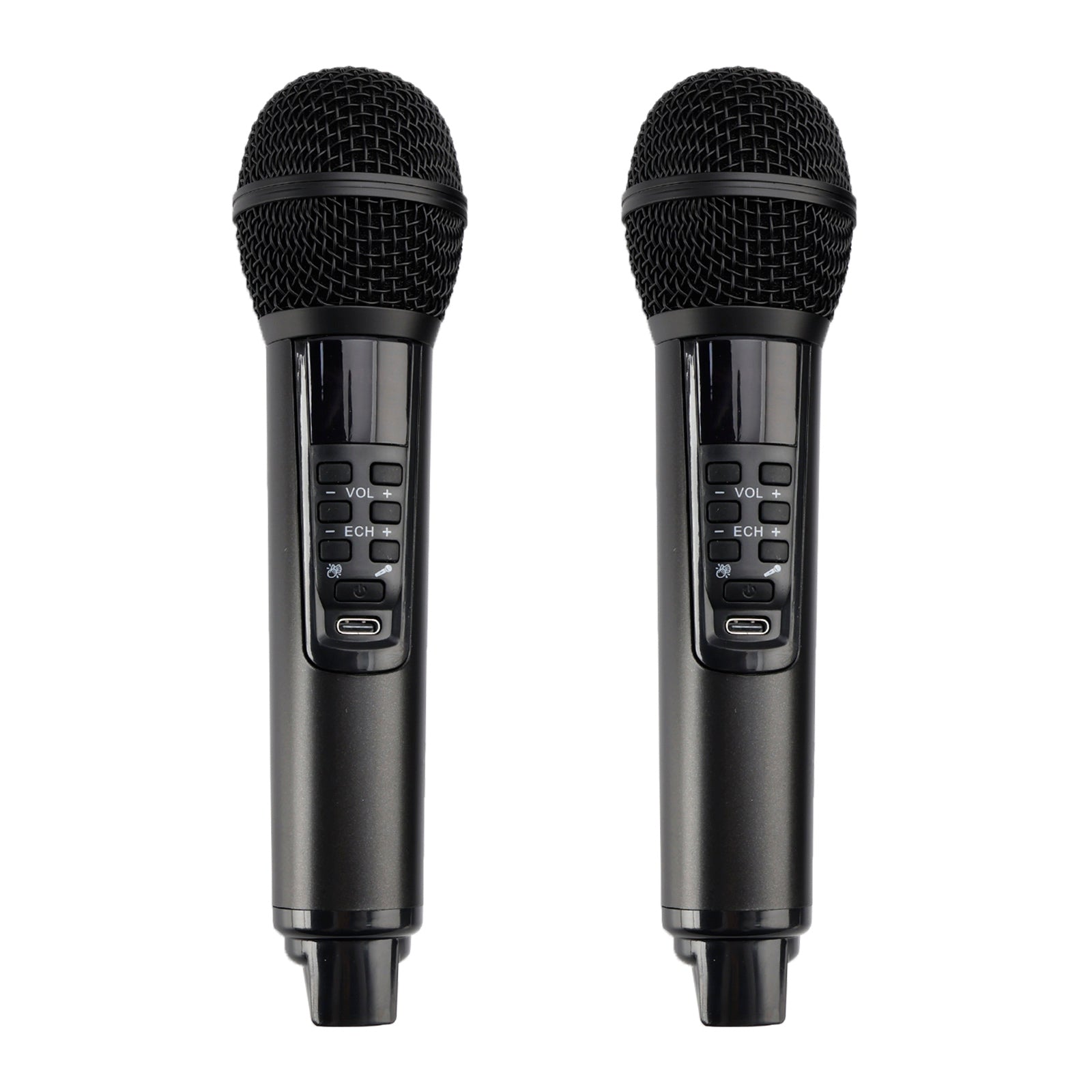 Wireless Bluetooth Speaker – All-in-One Portable Karaoke System with Dual Microphones for Outdoor Use