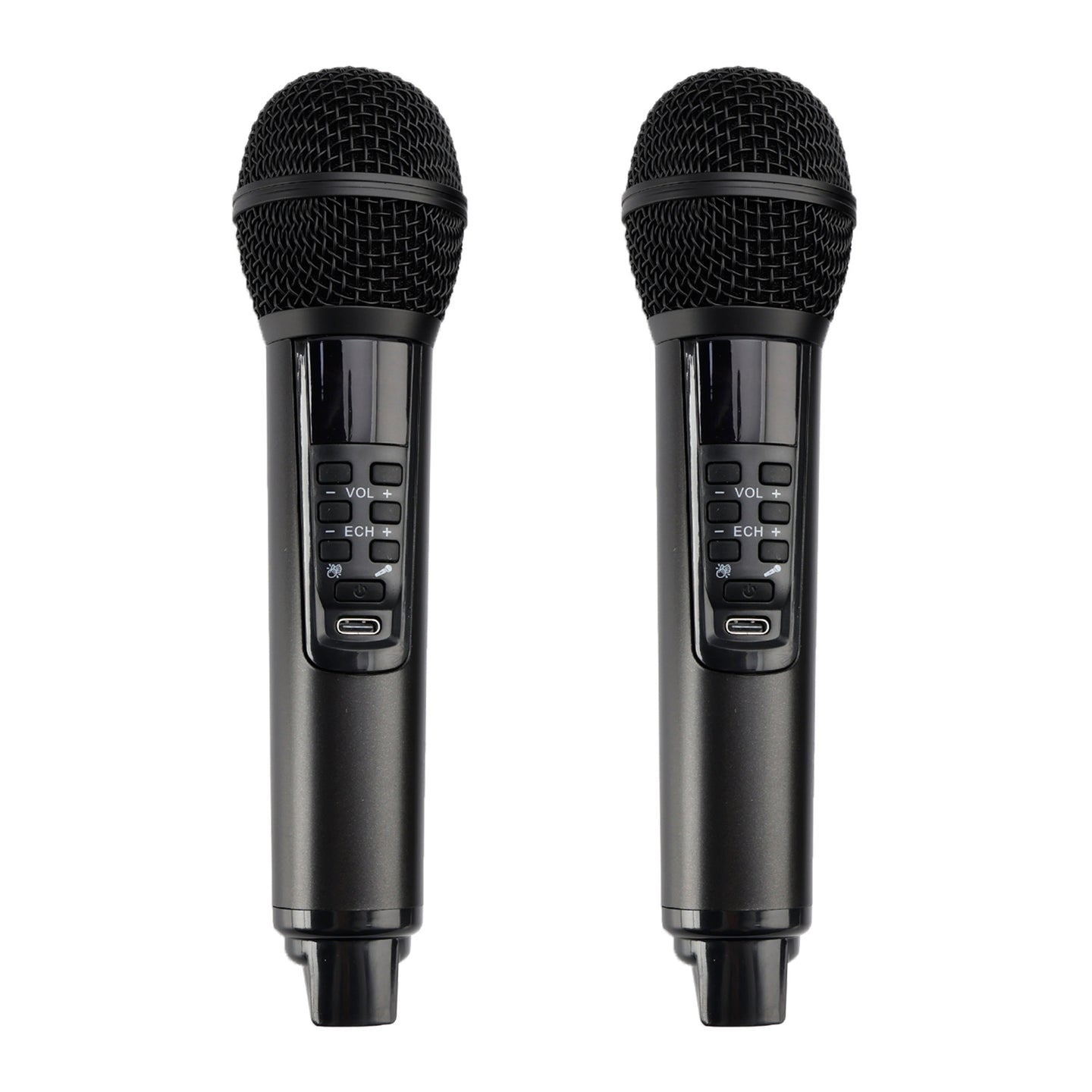 Wireless Bluetooth Speaker – All-in-One Portable Karaoke System with Dual Microphones for Outdoor Use