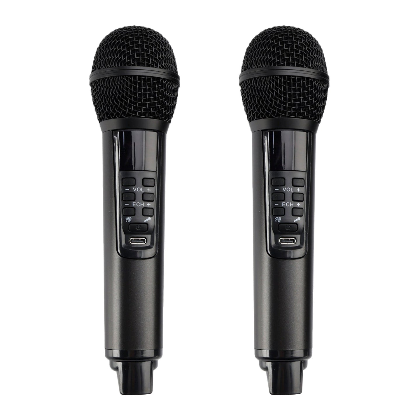 Wireless Bluetooth Speaker – All-in-One Portable Karaoke System with Dual Microphones for Outdoor Use