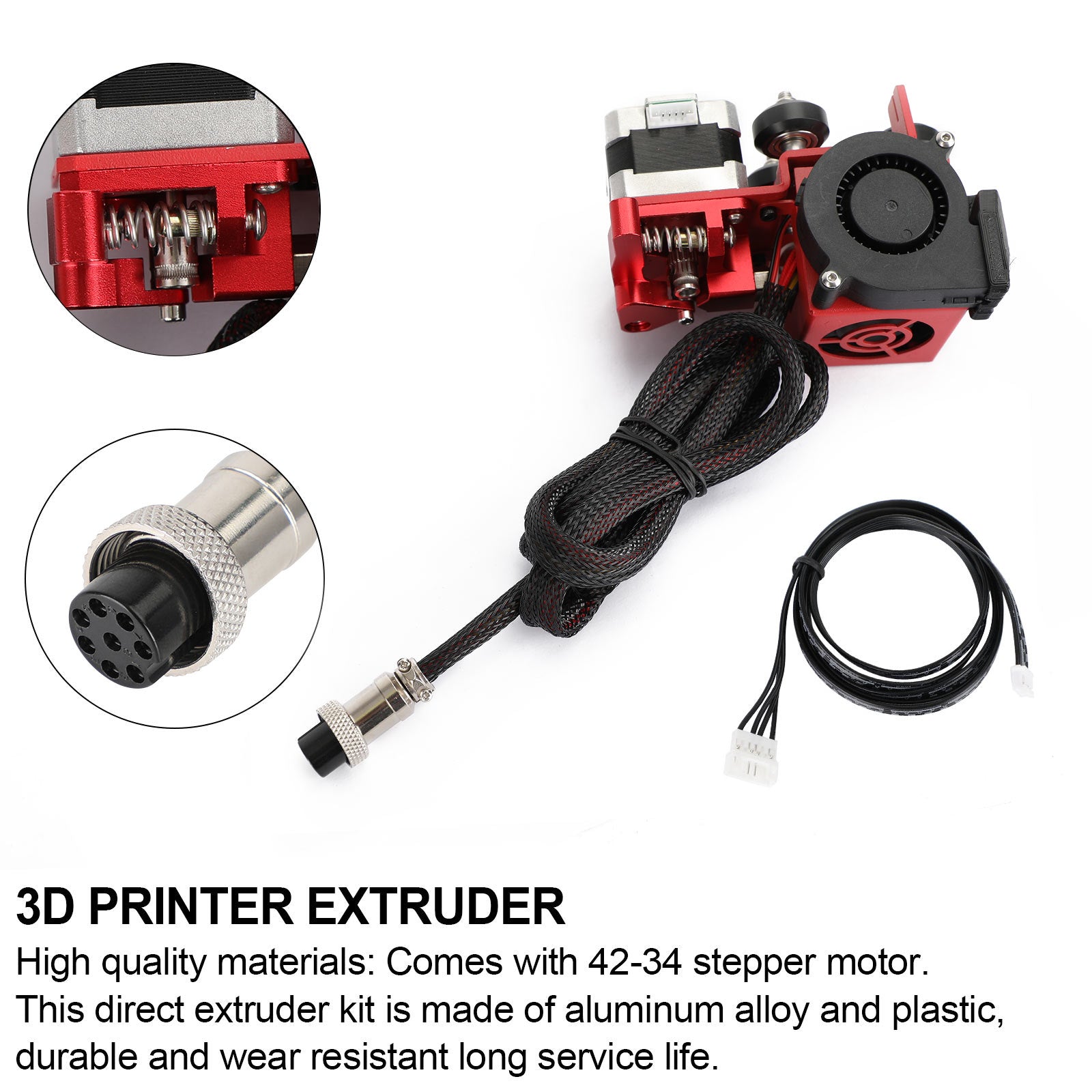 12V 3D Printer Pulley Turbo Fan Extruder FULL Set Fit for CR-10 CR-10S S4 S5