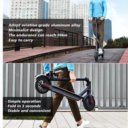 8.5 inch Folding E-Scooter App 350W 35KM Range 30km/h Commute
