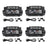 4Pcs 80W 8LED RGBW Spider Moving Head Stage Lighting Beam DMX Party DJ Lighting (Copy)