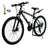 Unisex 26 inch 24 Speed MTB w/ Disc Brake Mountain Bike Black+White