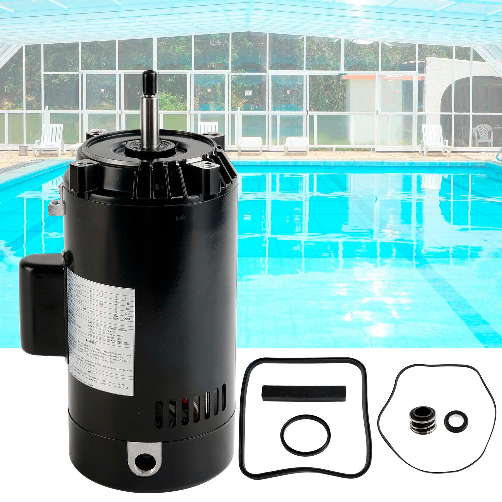2HP Pool Pump Motor SP2615X20 UST1202 for Hayward Super Pump