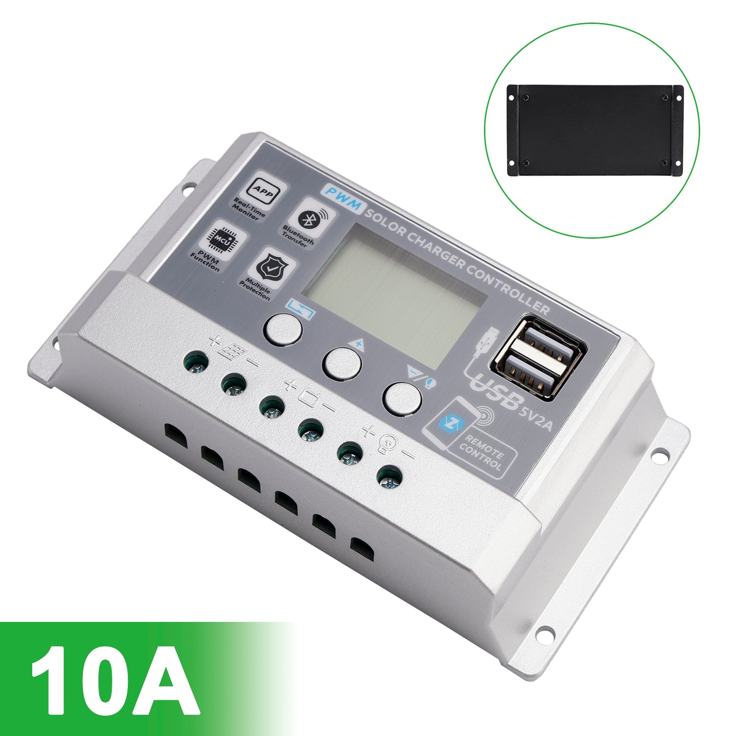 10A-60A PWM Solar Controller Display Current Solar Street Light Control 0V Start