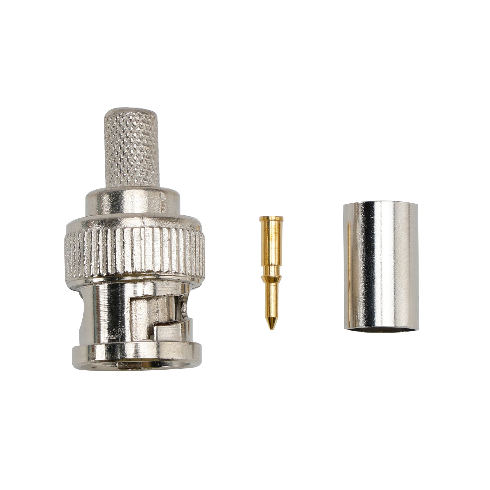 Coax RF/BNC Crimp Tools For RG59/RG6 With 10Pcs BNC Plug Crimp Connector Set US