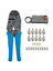 Professional BNC Crimp Tool Kit for RG6 RG59 Coax Cable with 10 Connectors