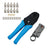 Coax RF/BNC Crimp Tools For RG59/RG6 With 10Pcs BNC Plug Crimp Connector Set US
