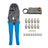 Professional BNC Crimp Tool Kit for RG6 RG59 Coax Cable with 10 Connectors