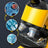 Rotating Microscope LED 100X-1200X Magnification Science Toys Kit For Kid Yellow