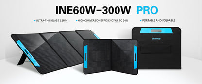 100W Portable Solar Panel Foldable Solar Charger with USB/TypeC/DC Port Dustproof Waterproof IP65