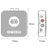 5.4 Bluetooth Adapter Audio Receiver FM Transmitter Lossless U Disk One to Two