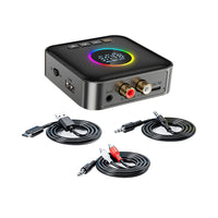 5.4 Bluetooth Adapter Audio Receiver FM Transmitter Lossless U Disk One to Two