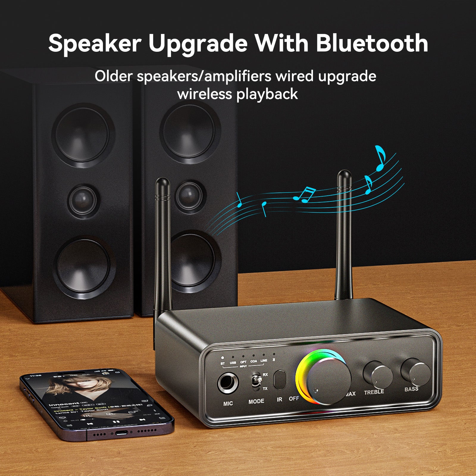 Bluetooth Adapter 5.3Bluetooth Receiver U Disk Lossless Audio Transmitter Module