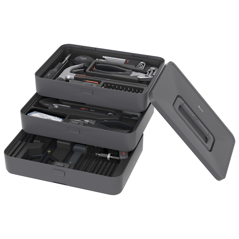 Multifunctional Home & Auto & Woodworkers Repair Tool Kit, Boxs-ABCDI