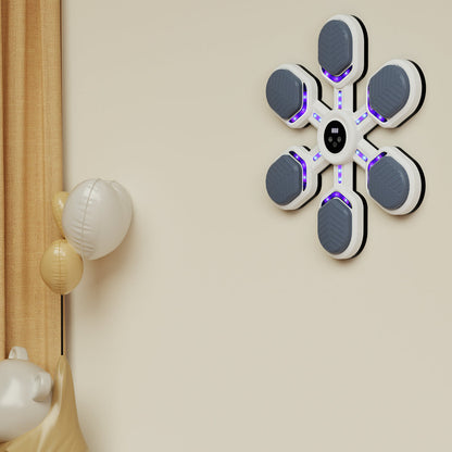 Music Boxing Machine Gym Office 9 Modes & 9 Speeds Boxing Workout Equipment Target for Home Boxing Wall Mount Machine for Adults Teens Smart Bluetooth Punching Trainer with Gloves (Copy)