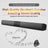 Portable Wireless Sound Bar System – 4 Speaker Subwoofer for TV Home Theater