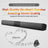 Portable Wireless Sound Bar System – 4 Speaker Subwoofer for TV Home Theater