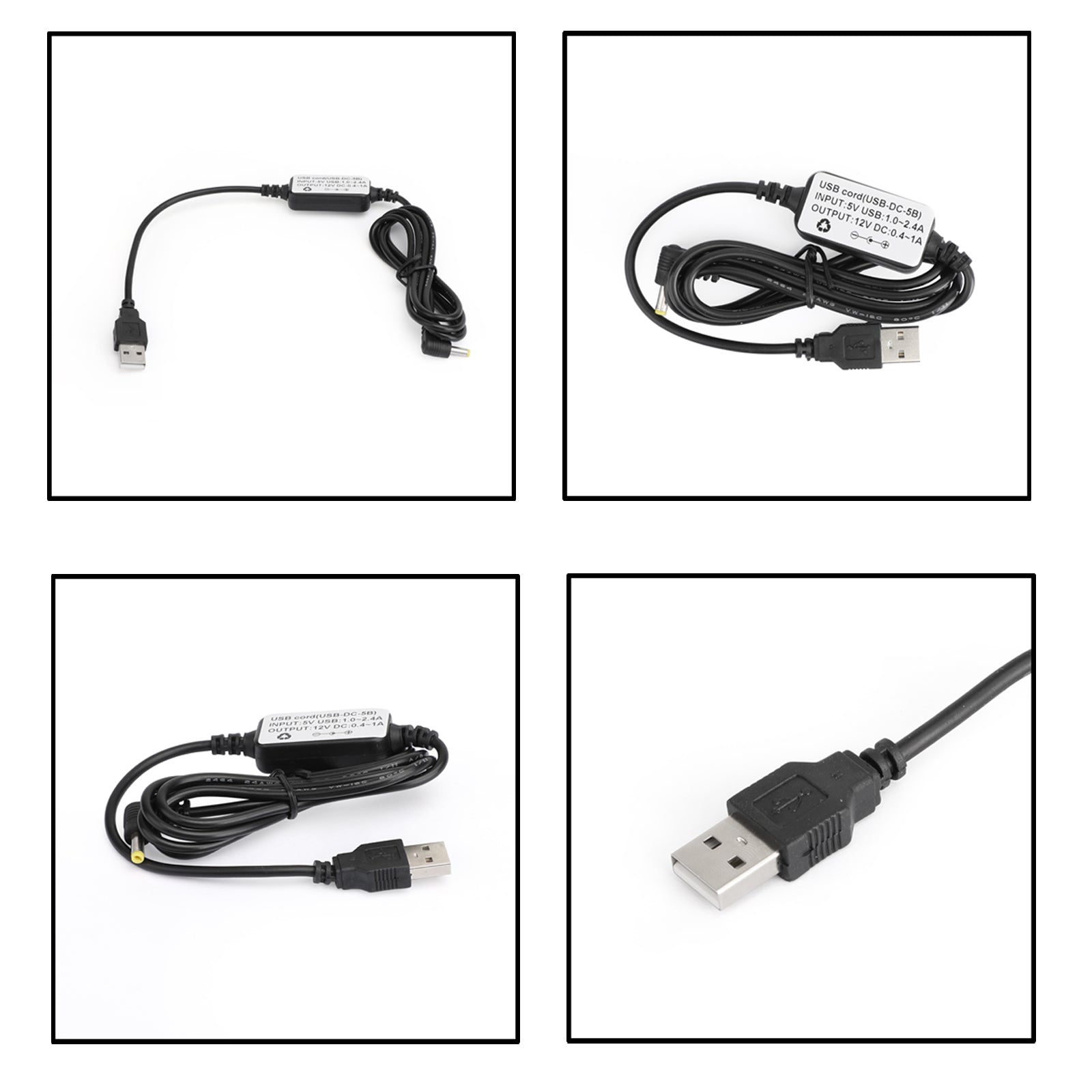 2PCS USB Charging Cable USB-DC-5B For YAESU VX-5R VX-6R VX-7R 150 VXA150 FT-2XDR