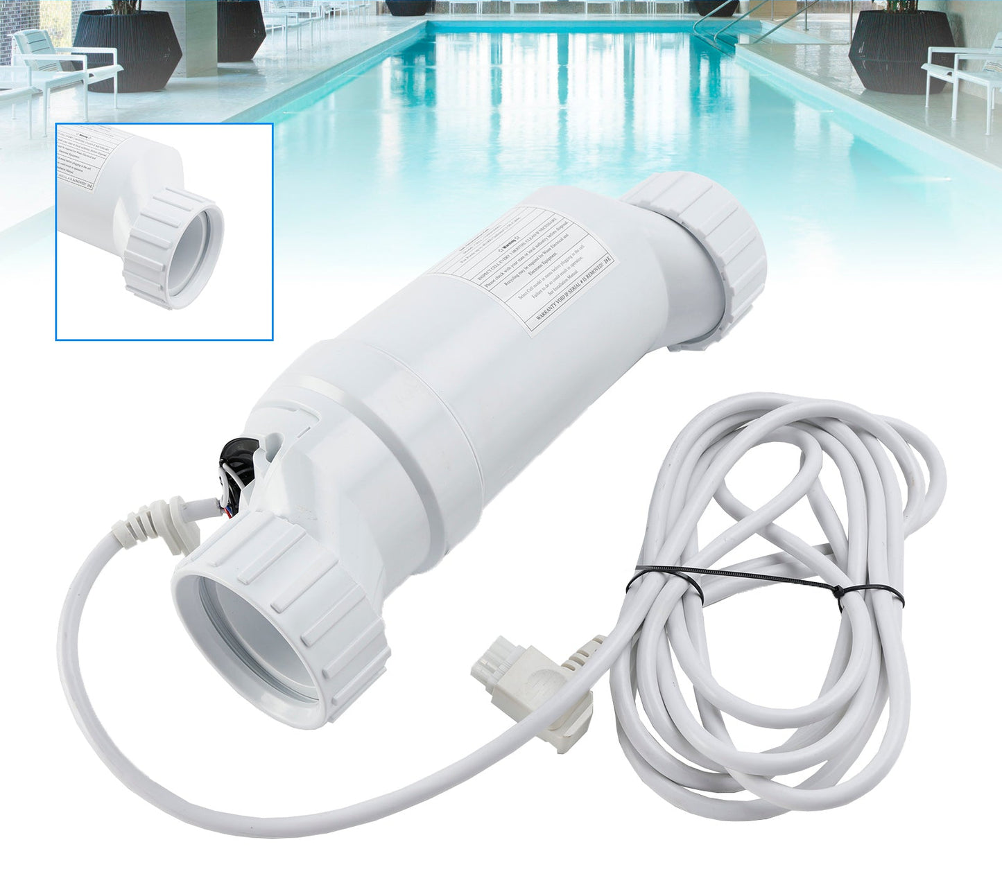 W3T-CELL-15 TurboCell Salt Chlorination Cell Fit for Hayward up to 40000 Gallons