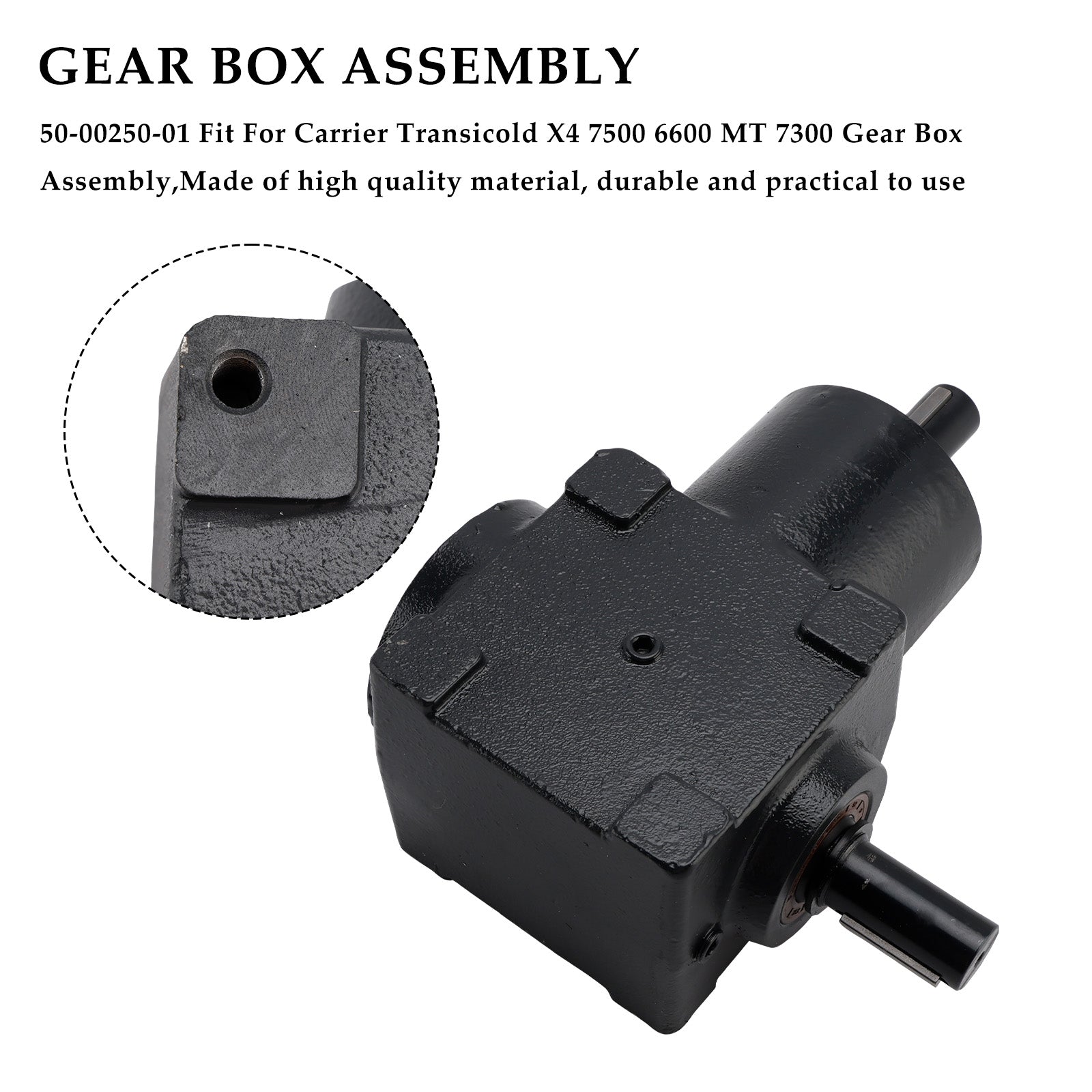 50-00250-01 Fit For Carrier Transicold X4 7500 6600 MT 7300 Gear Box Assembly