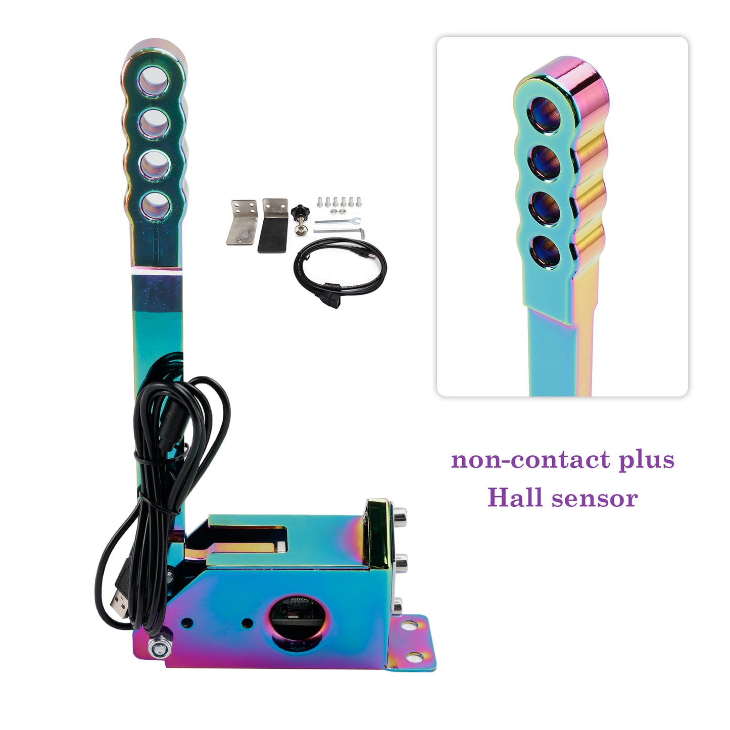 14Bit SIM USB Handbrake For Assetto PC Racing Games G25/G27/G29/T300 Neo Chrome