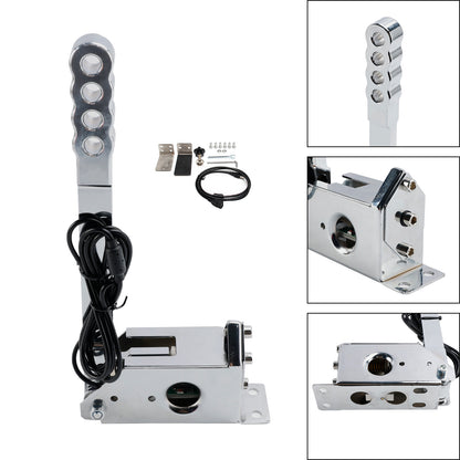 14Bit SIM USB Handbrake For Assetto PC Racing Games G25/G27/G29/T300/T500 Silver