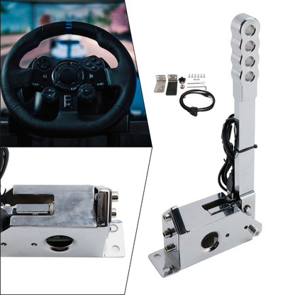 14Bit SIM USB Handbrake For Assetto PC Racing Games G25/G27/G29/T300/T500 Silver