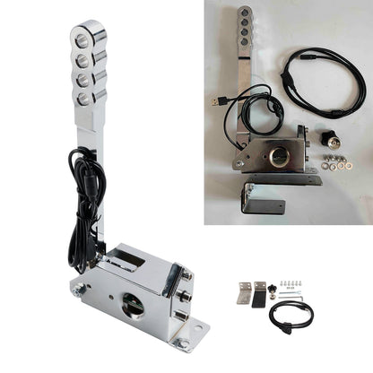 14Bit SIM USB Handbrake For Assetto PC Racing Games G25/G27/G29/T300/T500 Silver