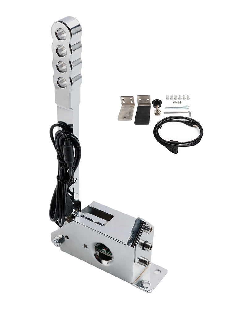 14Bit SIM USB Handbrake For Assetto PC Racing Games G25/G27/G29/T300/T500 Silver