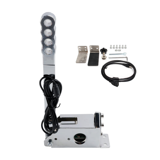 14Bit SIM USB Handbrake For Assetto PC Racing Games G25/G27/G29/T300/T500 Silver