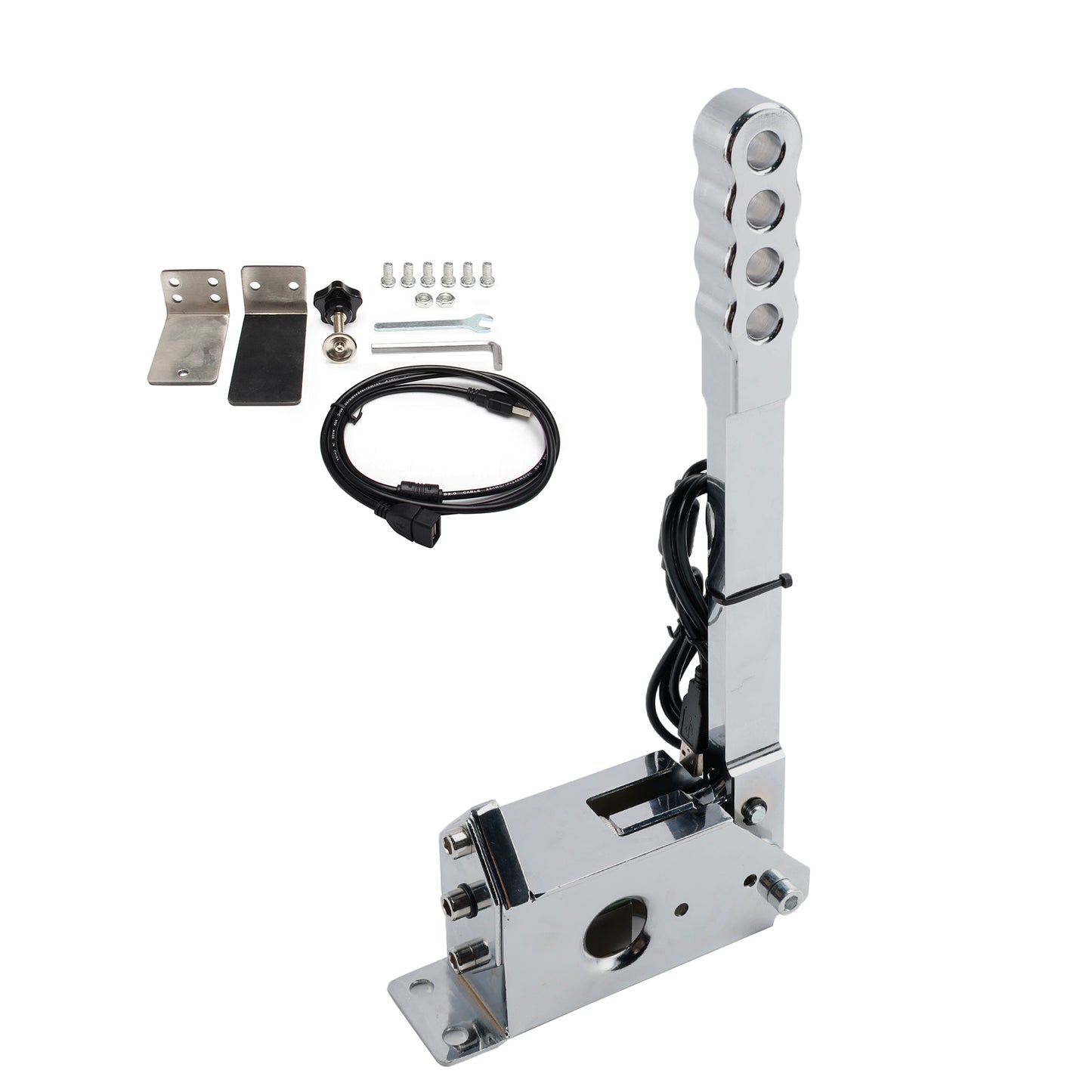 14Bit SIM USB Handbrake For Assetto PC Racing Games G25/G27/G29/T300/T500 Silver