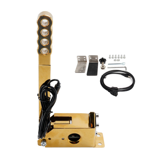 14Bit SIM USB Handbrake For Assetto PC Racing Games G25/G27/G29/T300/T500 Gold