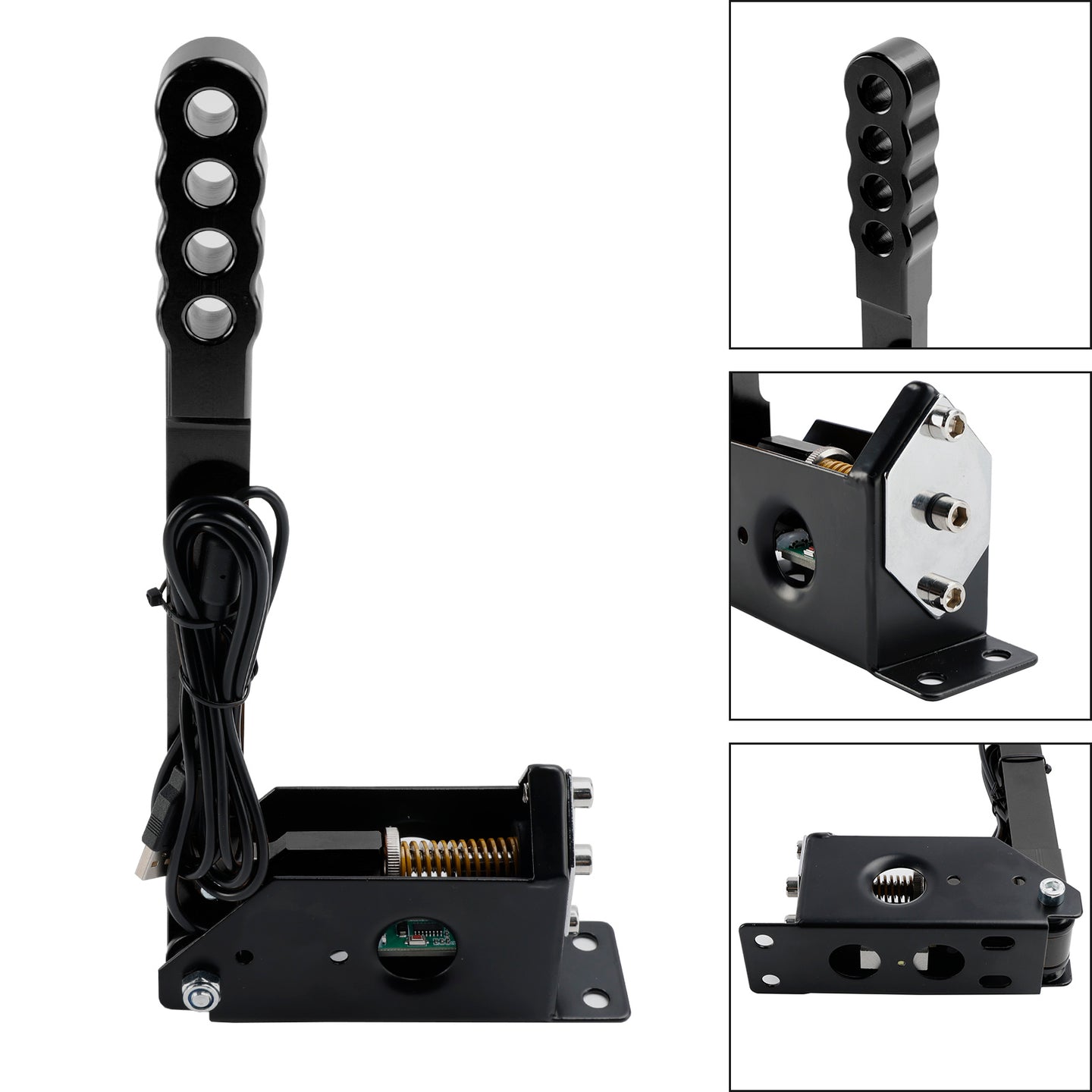 14Bit PC USB Sim Racing Handbrake for G25/G27/G29/T300/T500 For Asseto Black