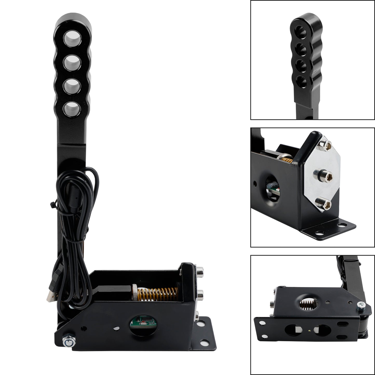 14Bit PC USB Sim Racing Handbrake for G25/G27/G29/T300/T500 For Asseto Black